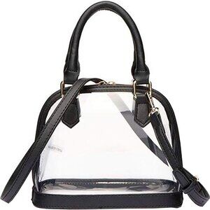 Women's Clear Jelly PVC Top Handle Crossbody Bag Totes Purse Stylish